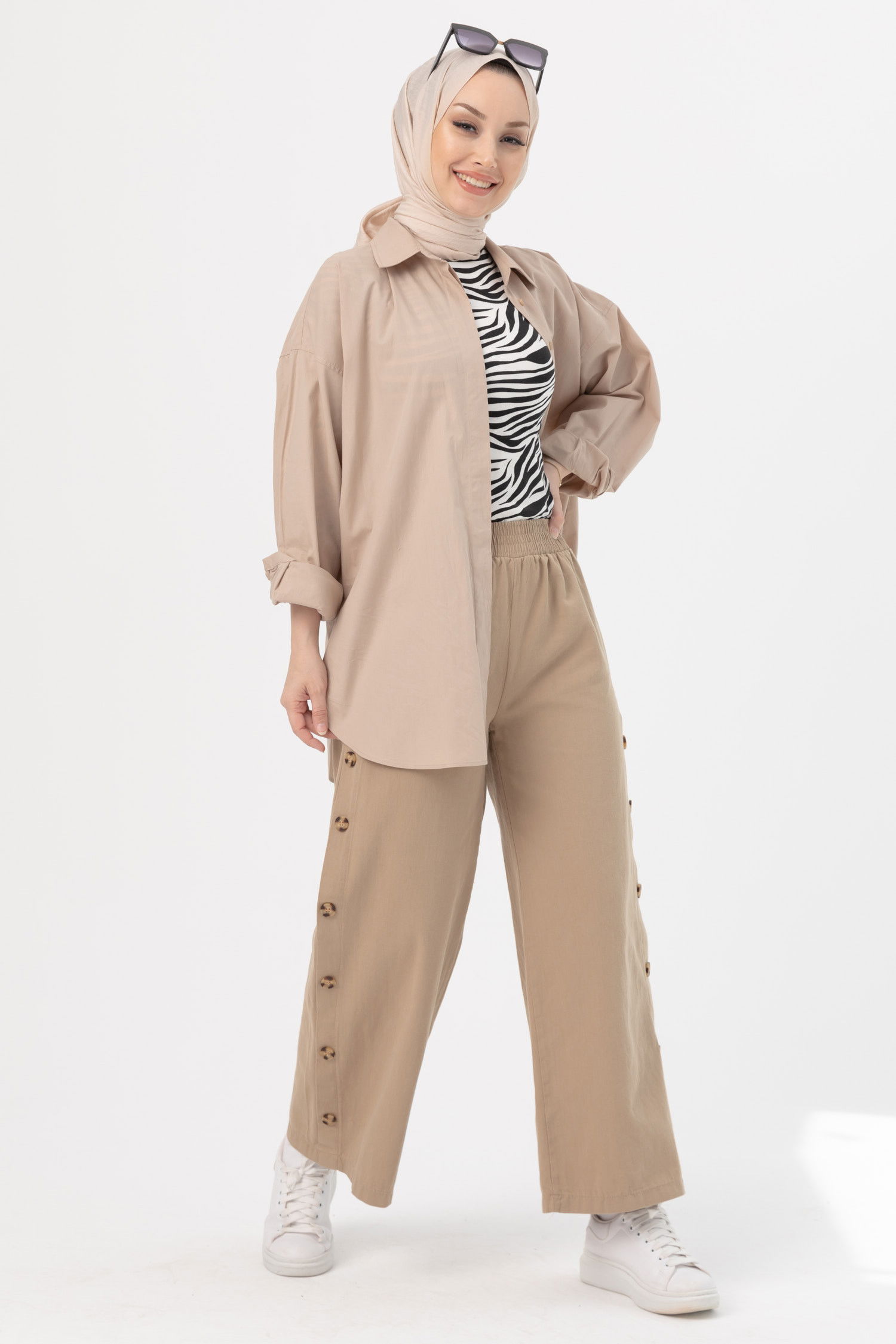 Pantolon Vizon - 20970 VİZON