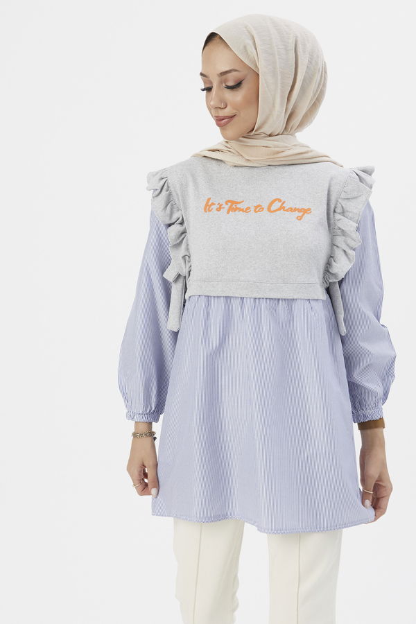 Garnılı Tunık GRI - 3802 Gri - 3802