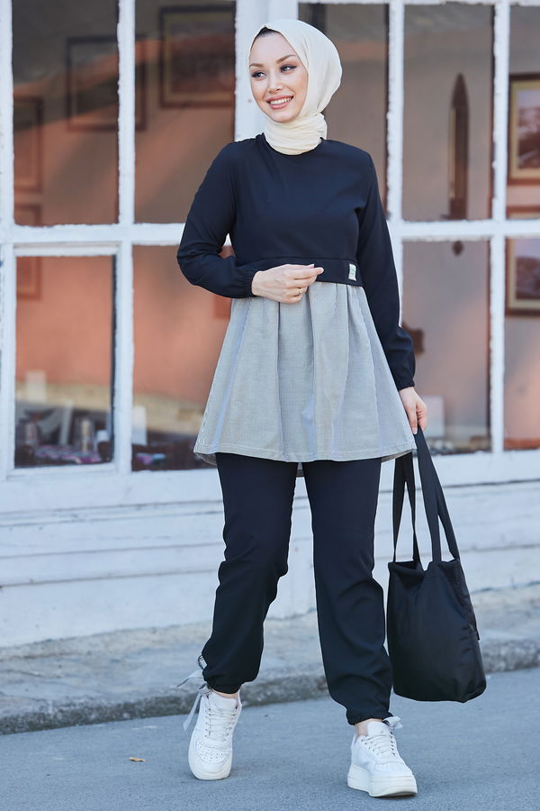 Tunik Pantolon Siyah - 10507