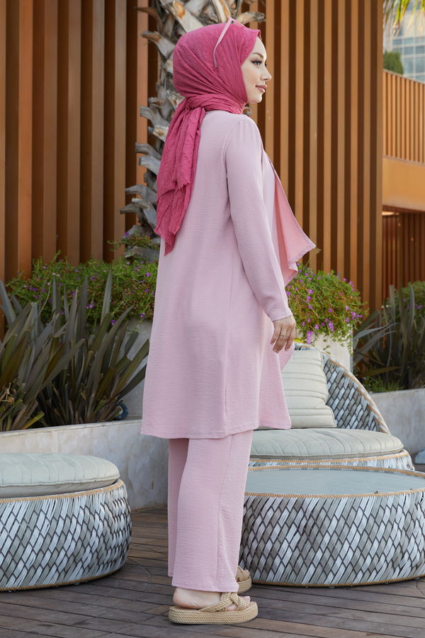 Hırka Pantolon Pembe - 10529 PEMBE