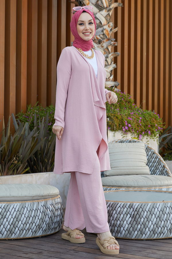 Hırka Pantolon Pembe - 10529 PEMBE