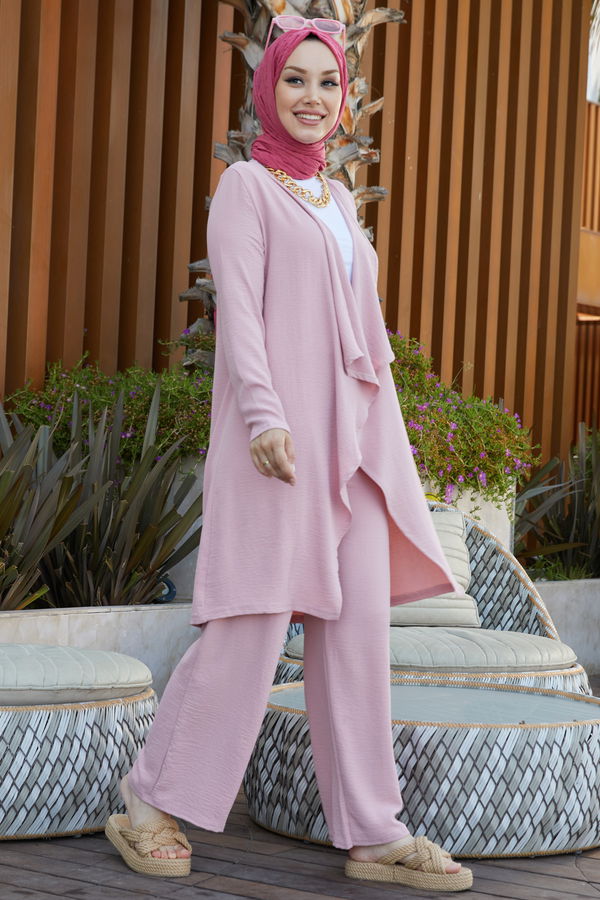Hırka Pantolon Pembe - 10529 PEMBE