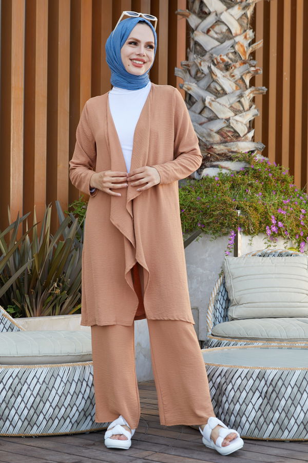Hırka Pantolon Taba - 10529 TABA