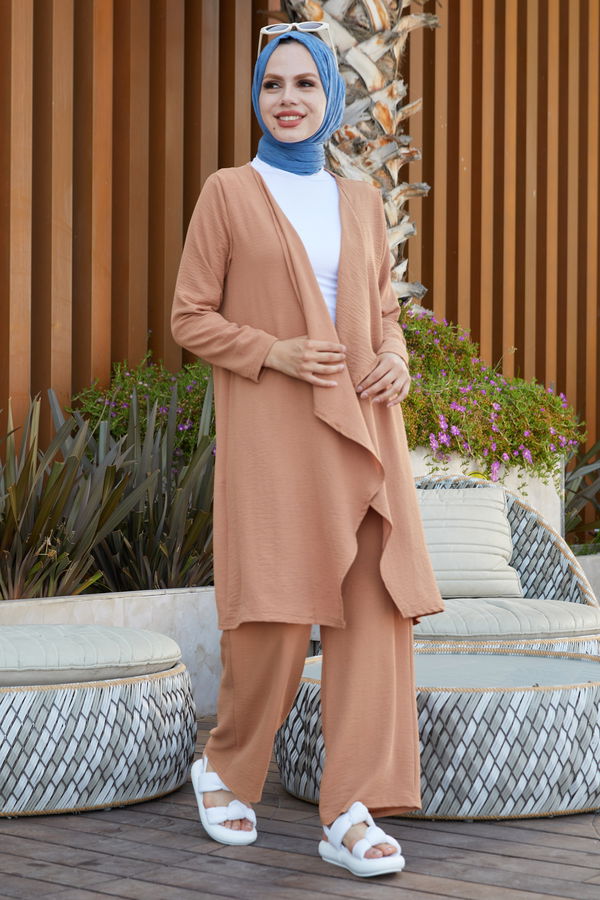 Hırka Pantolon Taba - 10529 TABA