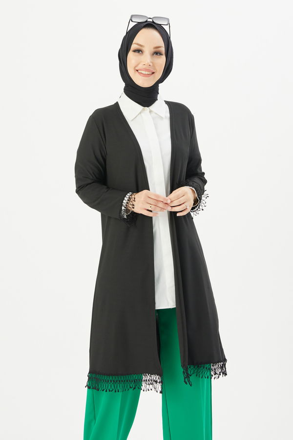 Hırka SIYAH - 3787 Siyah - 3787