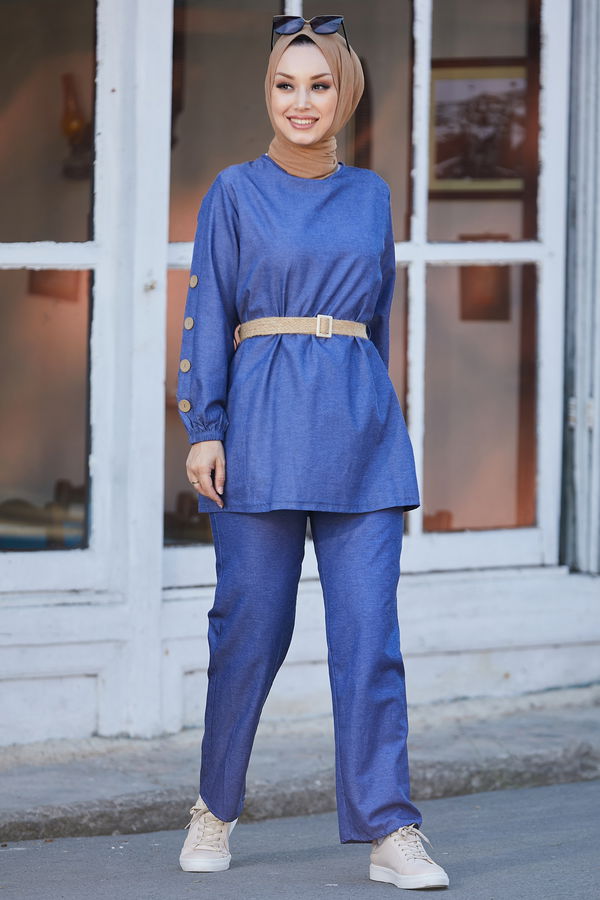 Tunık Pantolon Mavi - 2792