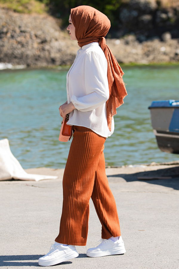 PILISELI PANTOLON Taba - 8705 TABA