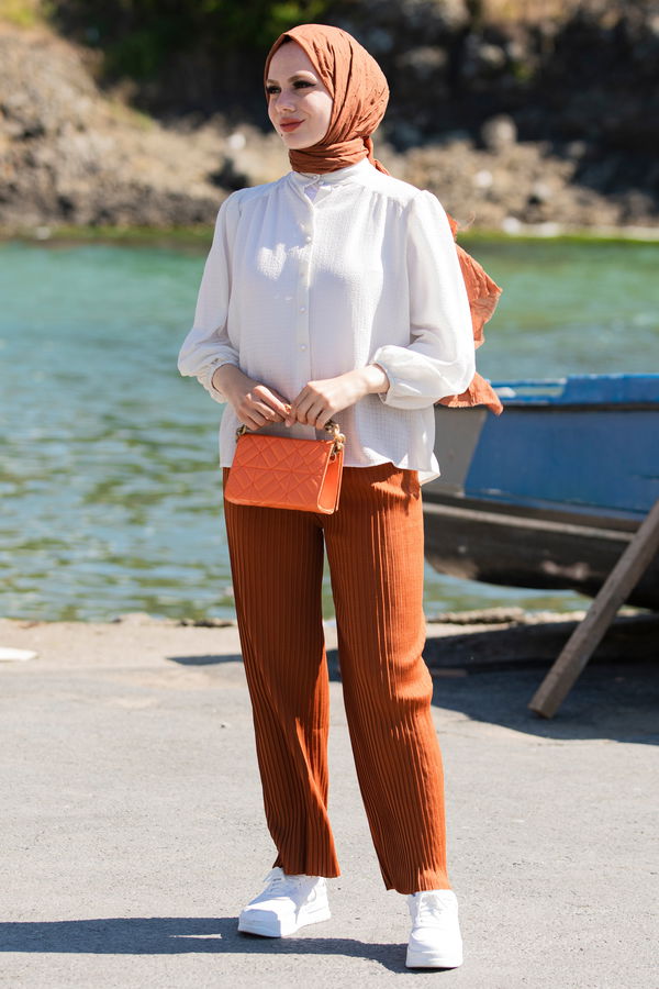 PILISELI PANTOLON Taba - 8705 TABA