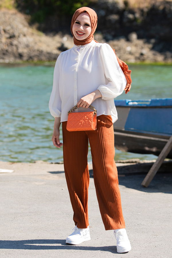PILISELI PANTOLON Taba - 8705 TABA