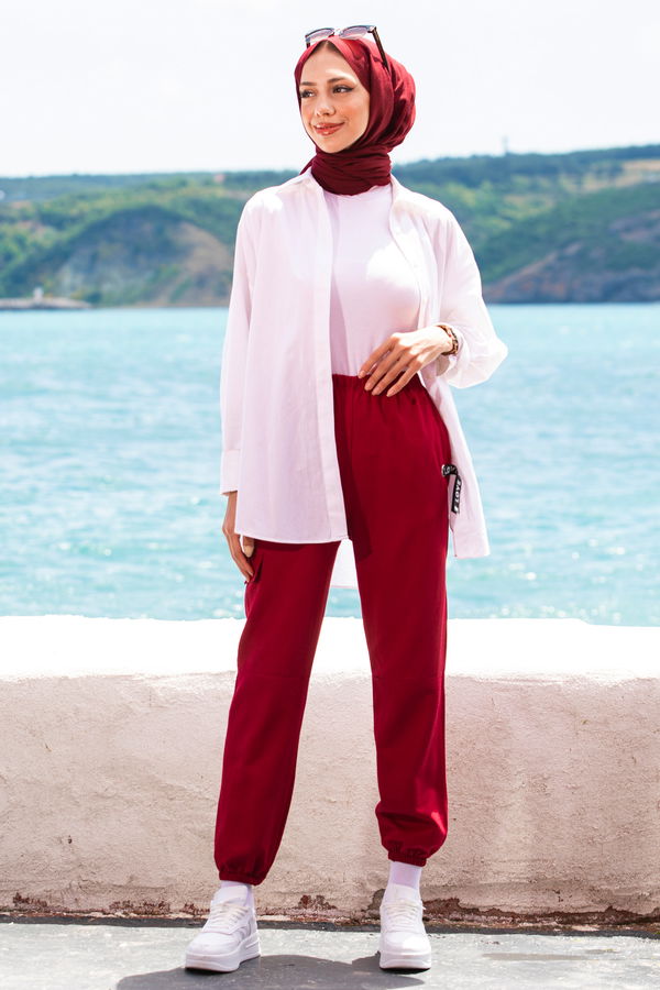 Pantolon Bordo - 10006