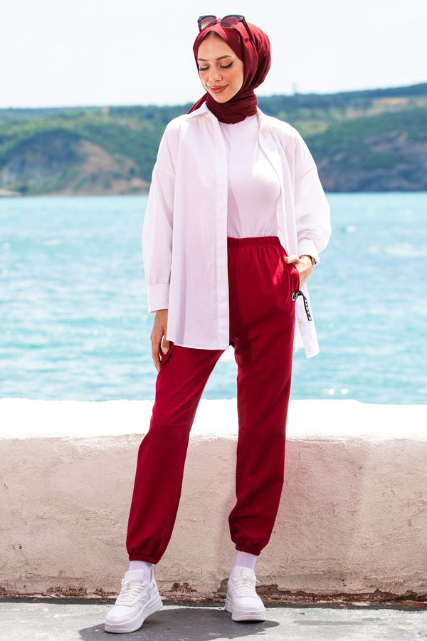 Pantolon Bordo - 10006