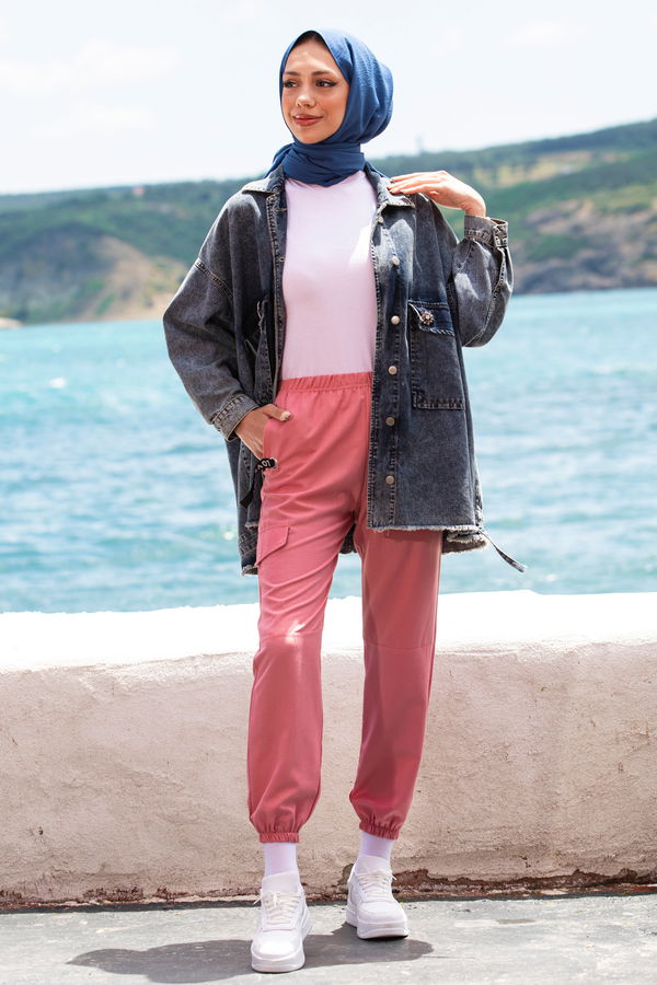 Pantolon Pembe - 10006