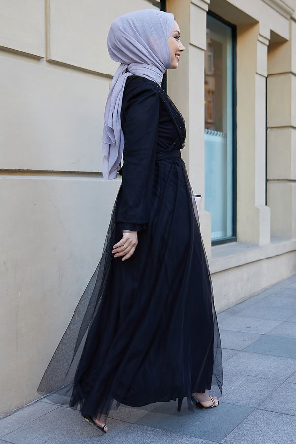 Abiye Elbise Siyah - 21102