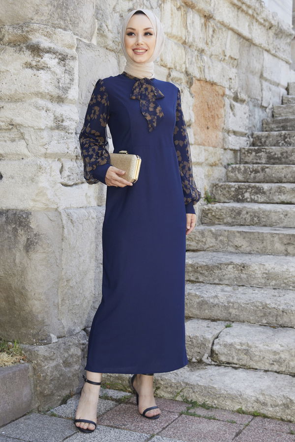 Abiye Elbise Mavi - 21100 MAVİ