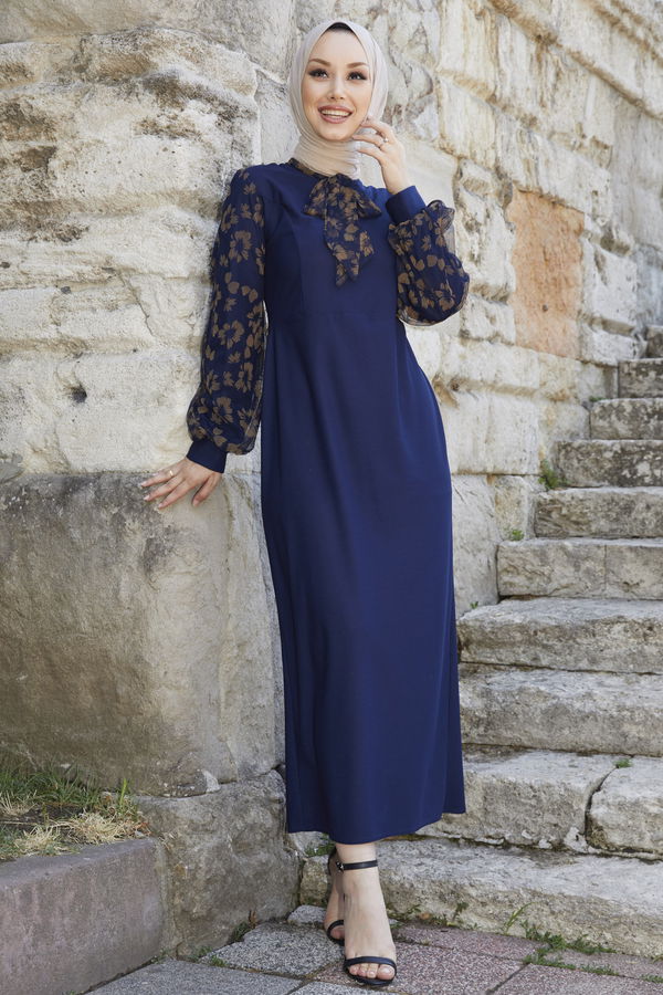 Abiye Elbise Mavi - 21100 MAVİ