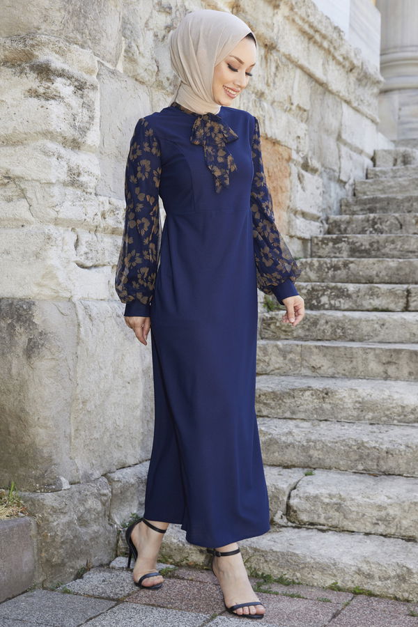 Abiye Elbise Mavi - 21100 MAVİ