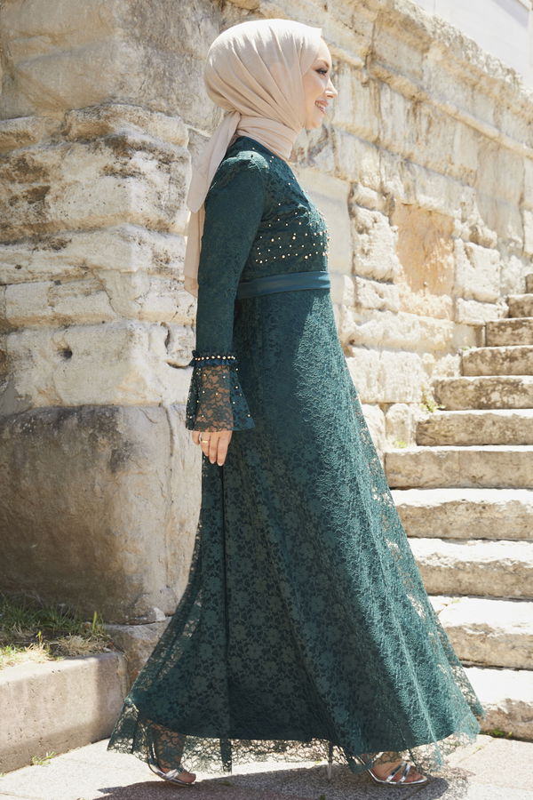 Abiye Elbise Yeşil - 21103 YEŞİL