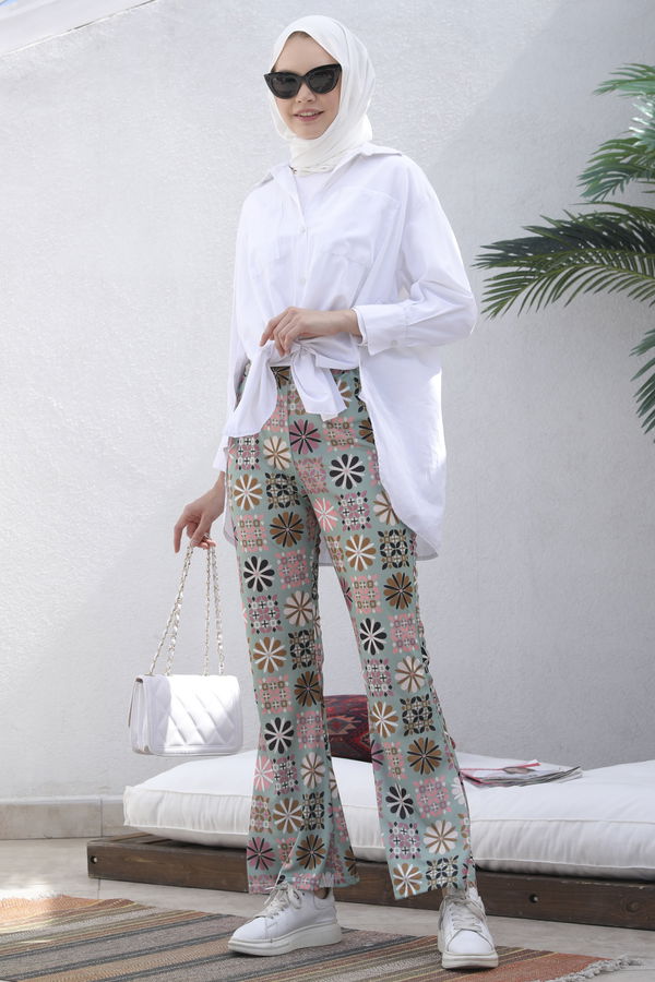Pantolon Yeşil - 10020 YEŞİL