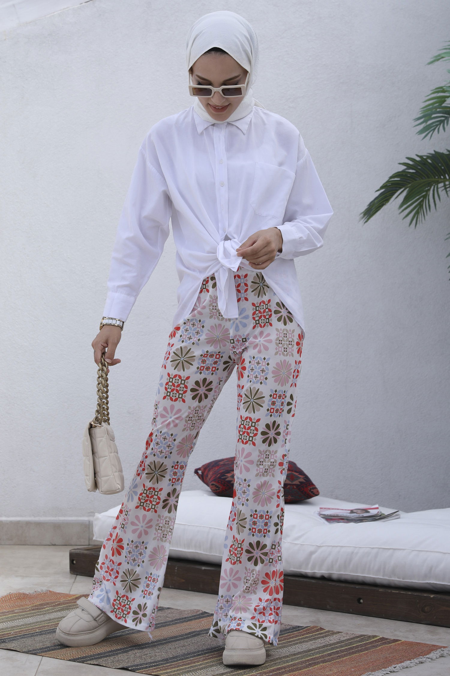 Pantolon Beyaz - 10020