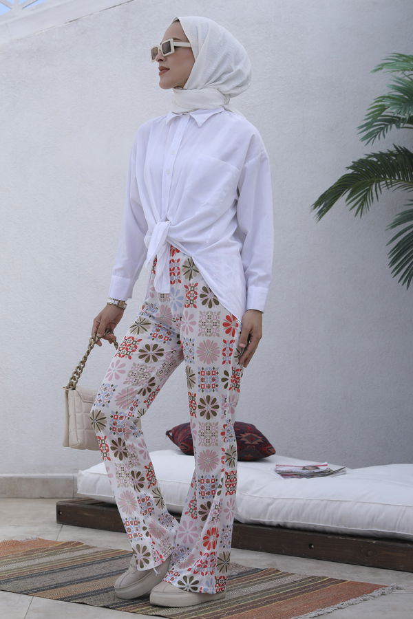 Pantolon Beyaz - 10020