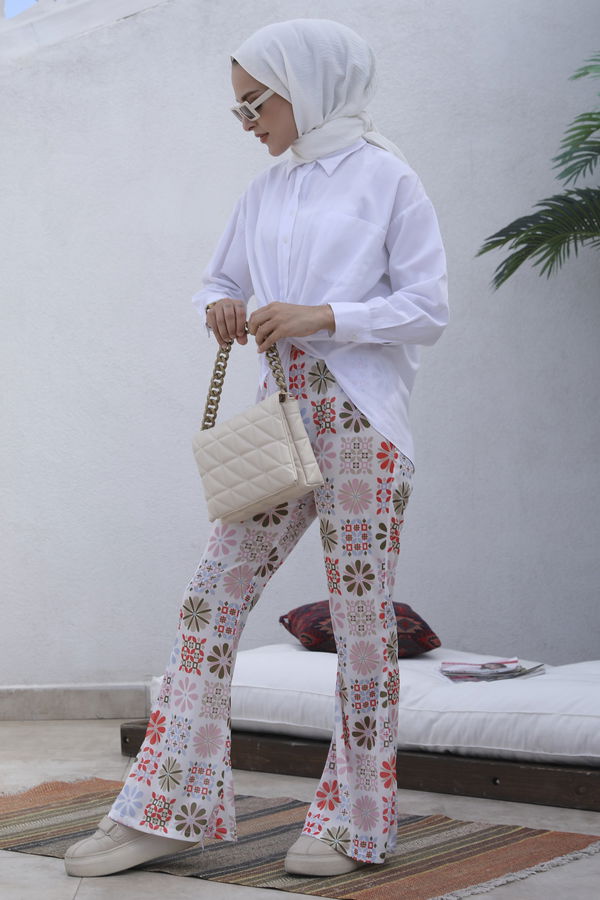 Pantolon Beyaz - 10020