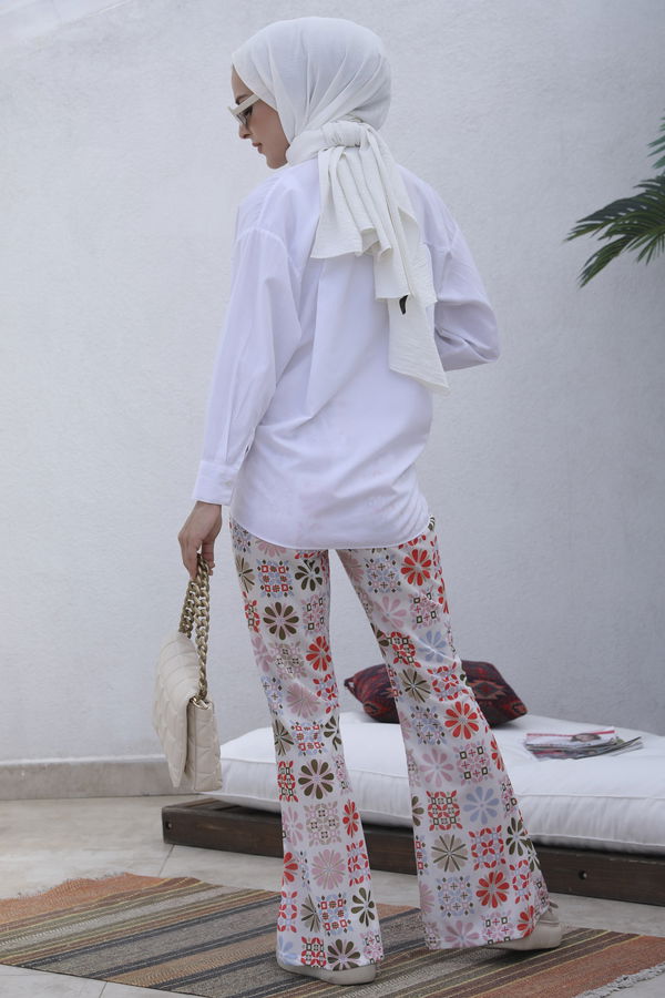 Pantolon Beyaz - 10020