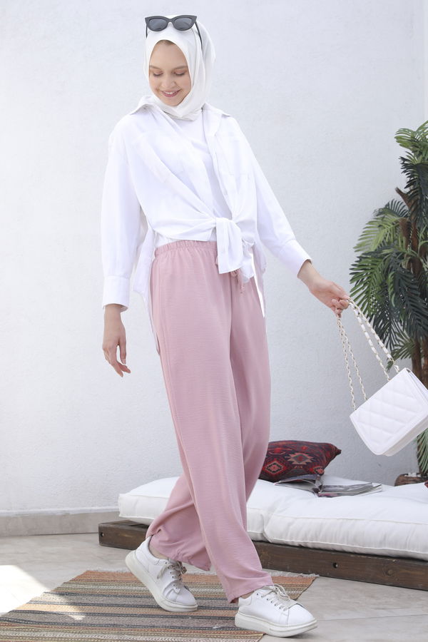 Pantolon Pembe - 10019 PEMBE