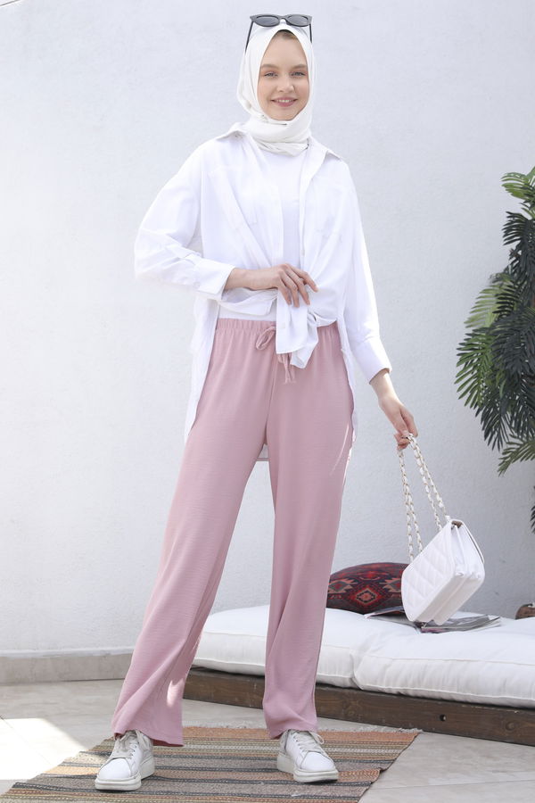 Pantolon Pembe - 10019 PEMBE