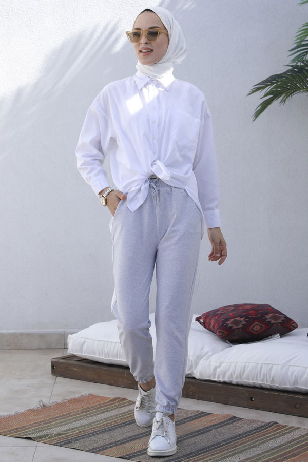 Pantolon Gri - 3908 GRİ