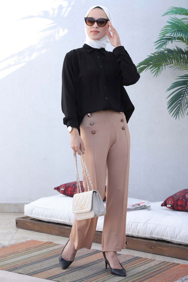 Pantolon Bej - 10014