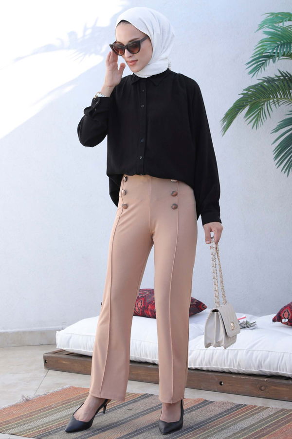 Pantolon Bej - 10014