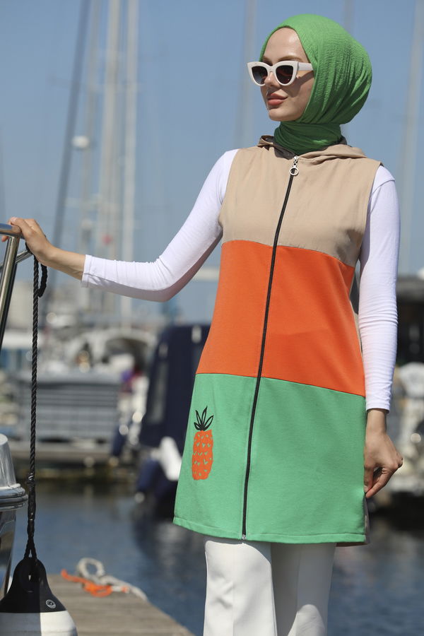 Yelek Bej - 10160