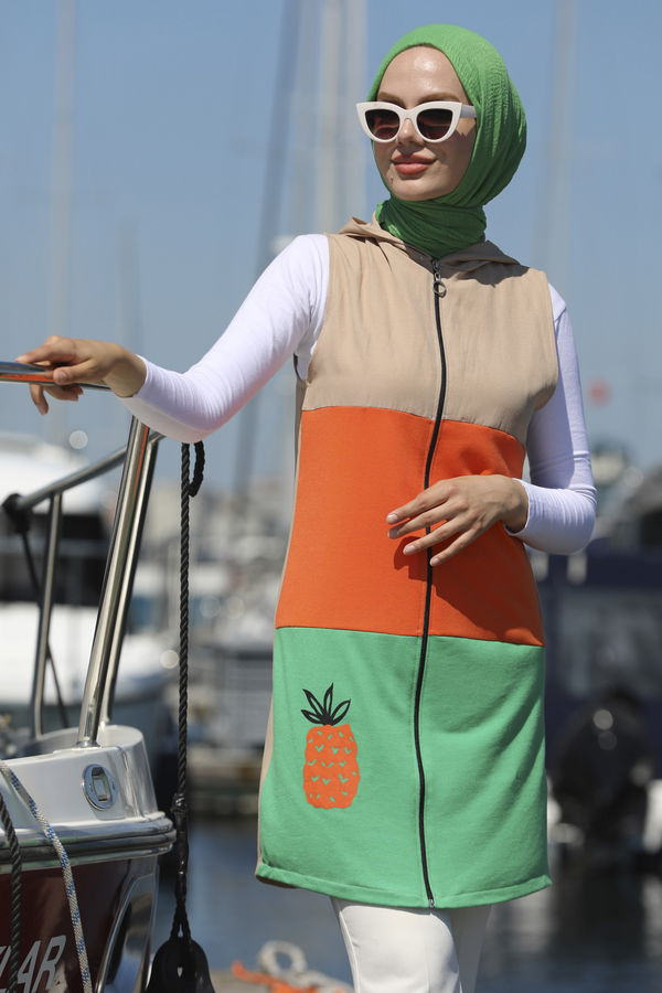 Yelek Bej - 10160
