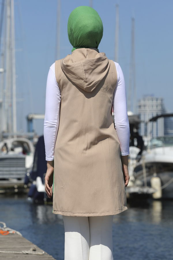 Yelek Bej - 10160