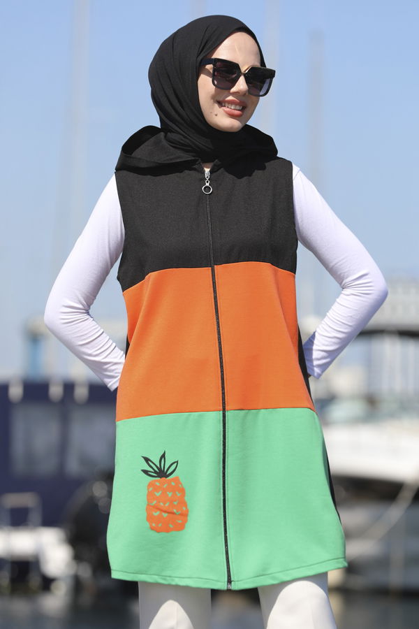 Yelek Siyah - 10160 SİYAH