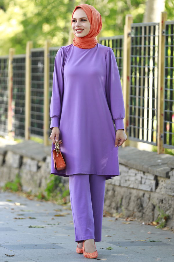 Tunik Pantolon Lila - 10545 LİLA