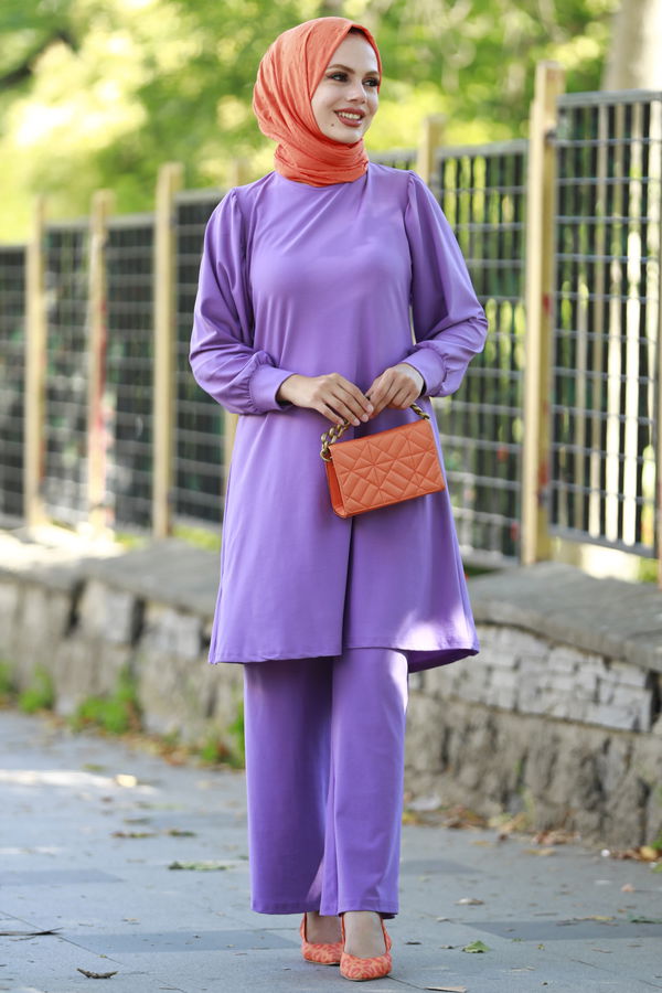 Tunik Pantolon Lila - 10545 LİLA