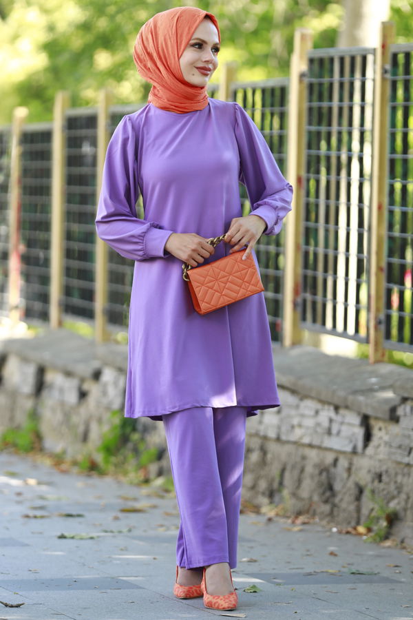 Tunik Pantolon Lila - 10545 LİLA