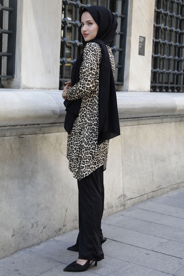 Tunik Pantolon Kahverengi - 10547 KAHVERENGİ