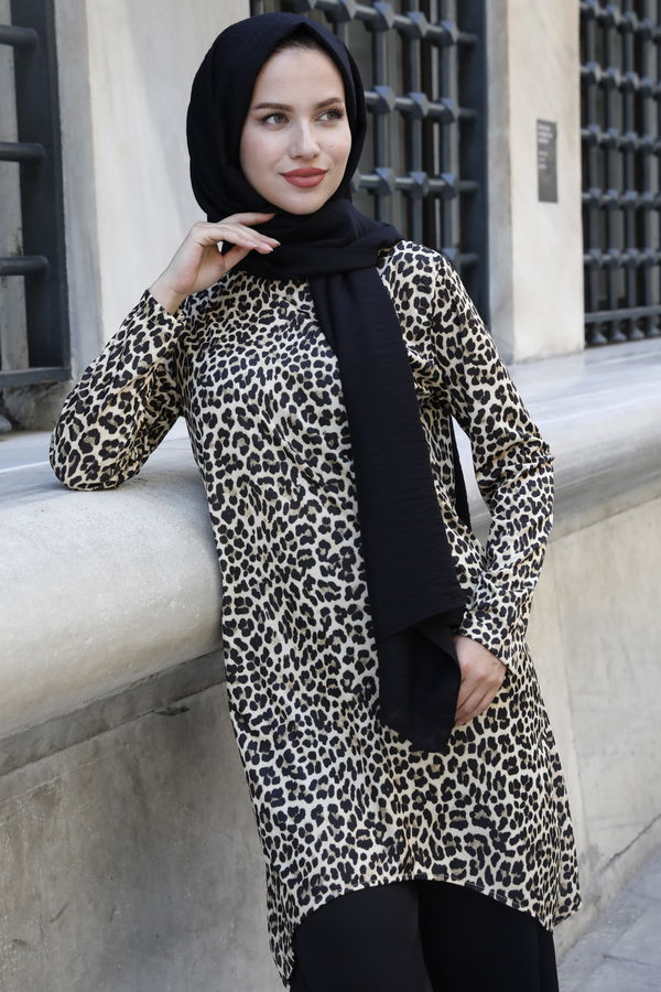 Tunik Pantolon Kahverengi - 10547 KAHVERENGİ
