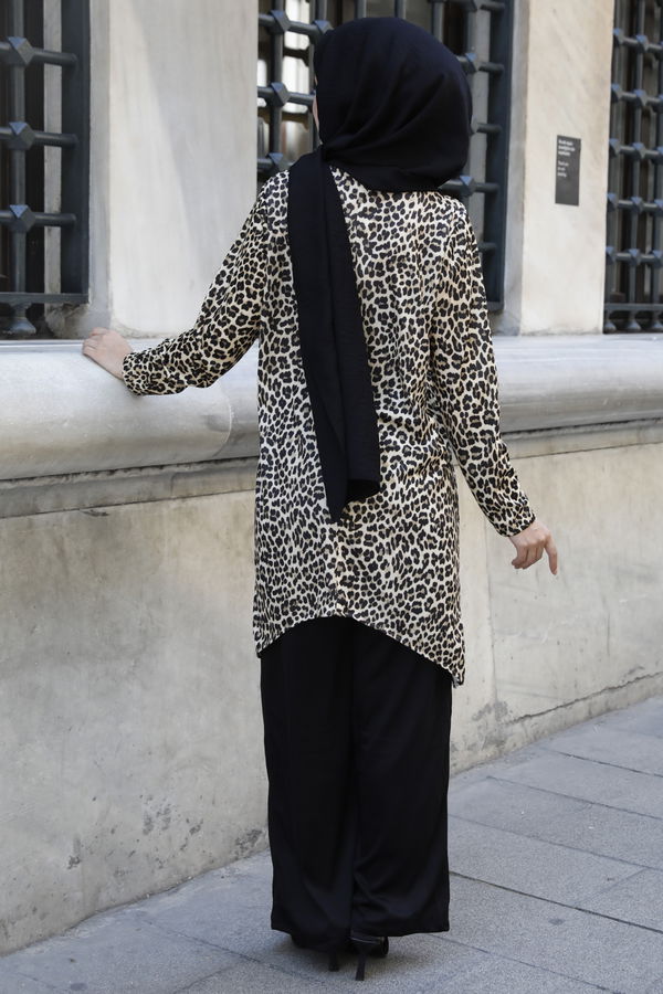 Tunik Pantolon Kahverengi - 10547 KAHVERENGİ