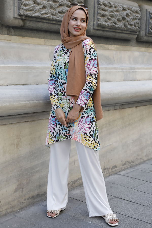 Tunik Pantolon Fuşya - 10547