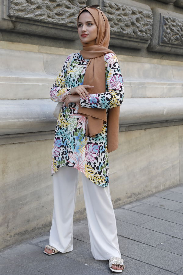 Tunik Pantolon Fuşya - 10547