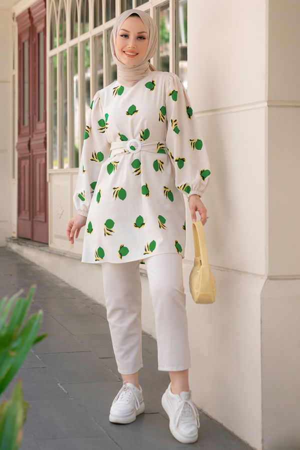 Tunik Pantolon Yeşil - 10549