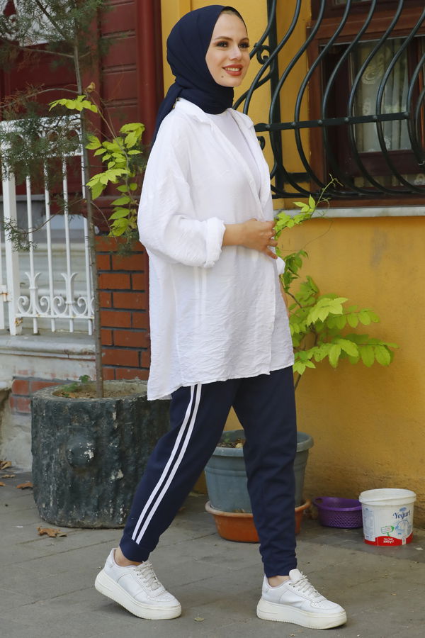 Eşofman Alt Lacivert - 3952
