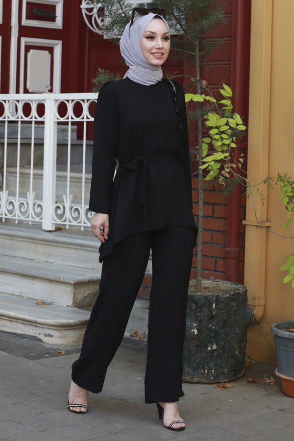 Tunik Pantolon Siyah - 10530 SİYAH