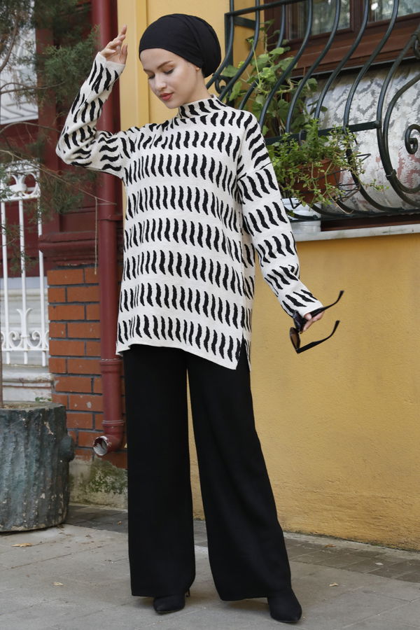 Tunik Pantolon Bej - 21120