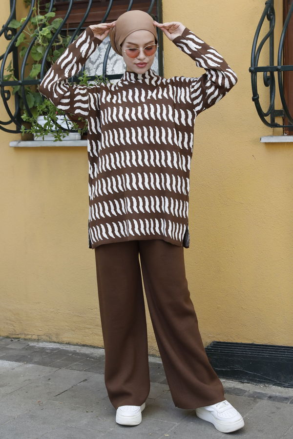 Tunik Pantolon Kahverengi - 21120