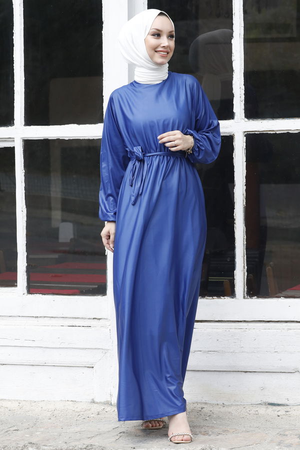 Elbise Mavi - 10407 MAVİ