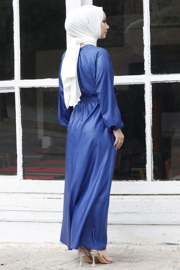 Elbise Mavi - 10407 MAVİ